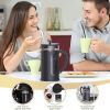 Mini French Press 12 oz; Small French Press Coffee Maker 350 ml; Heat Cold Coffee Brewer Camping Coffee Press
