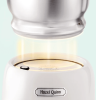 5 in 1 pearl white electric milk foam LED touch control 0.4L/13.5oz cold foam 360¬∞, rotating base detachable cold and hot foam and steamer SUS304